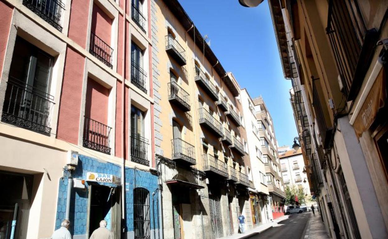 Calle Zapico de Valladolid. 