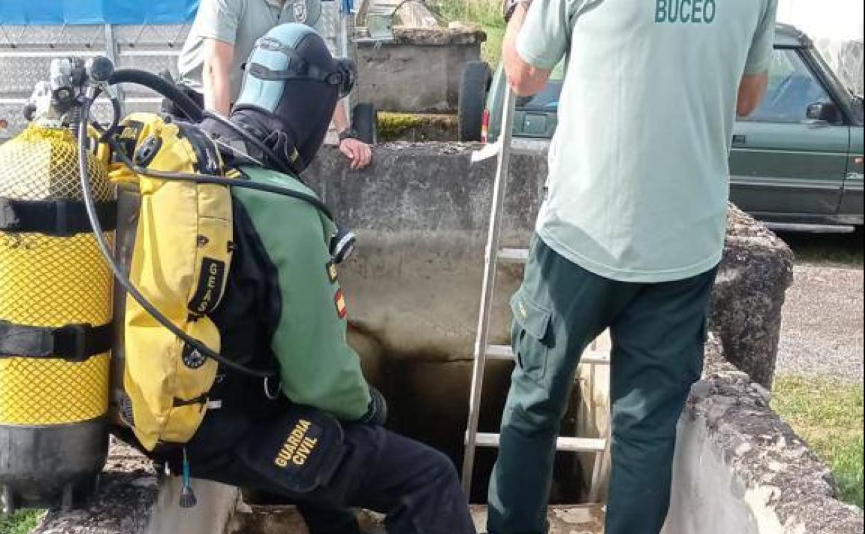 Los Geas de la Guardia Civil han hallado el cadáver.