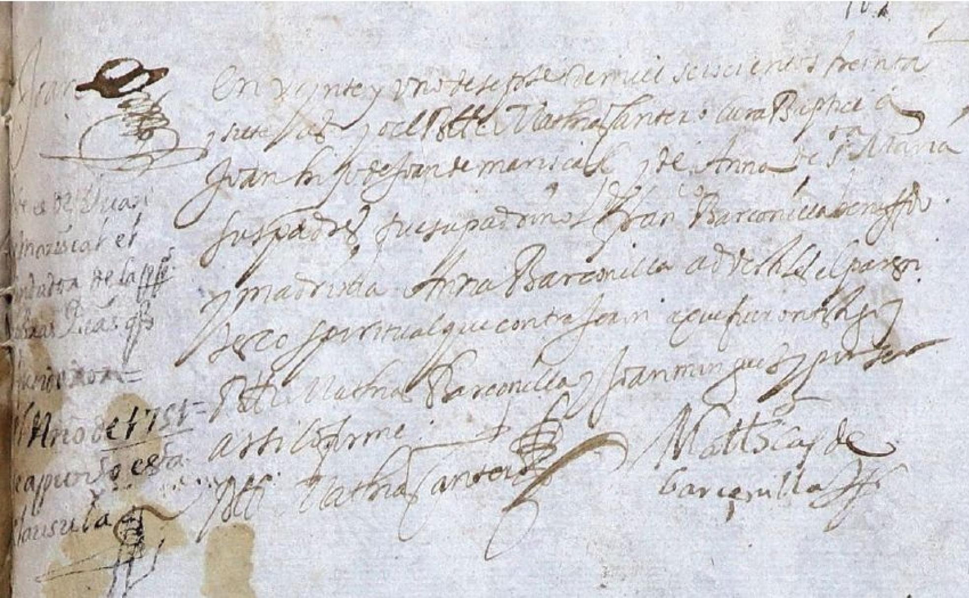 Antigüedad: el testamento de Juan de Mariscal