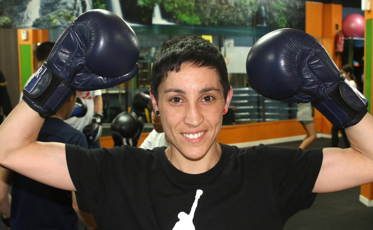 Isabel Rivero posa en el gimnasio donde entrena.