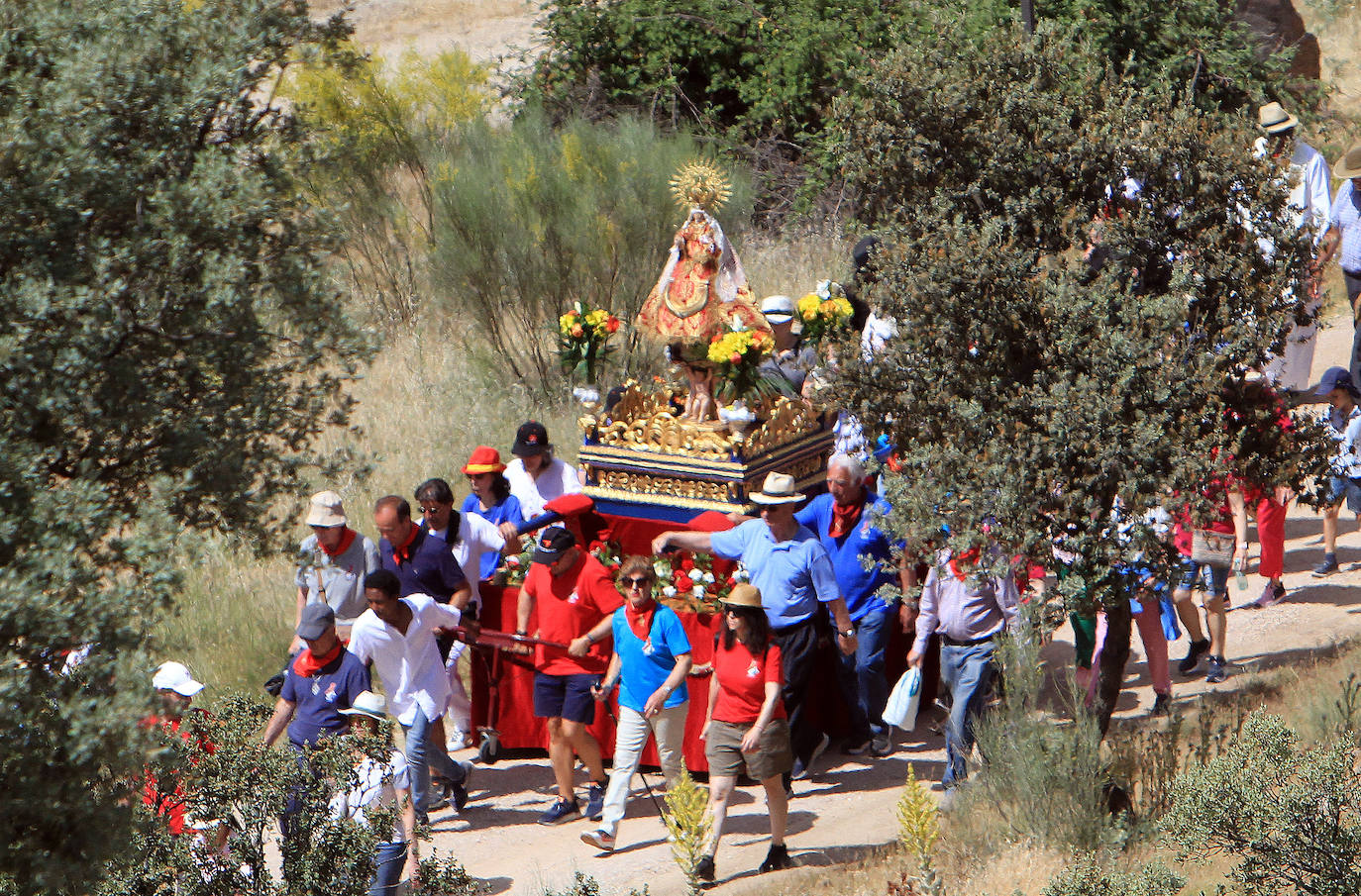 Procesión de la Virgen del Castillo.