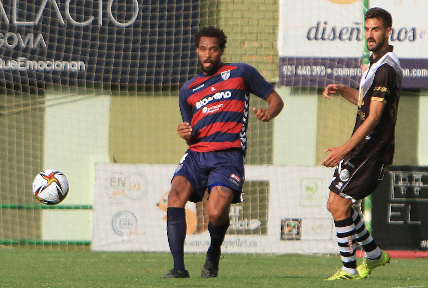 Rui, durante un partido de esta temporada con la Segoviana.