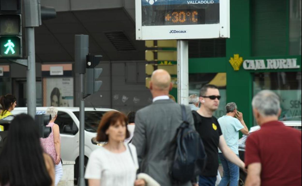 El mercurio ha marcado ya hoy los 34,7 grados a media tarde. 