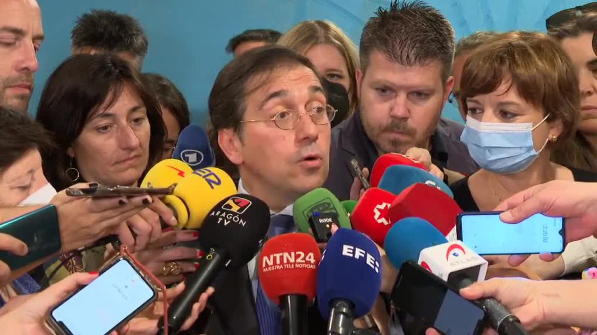 Albares dice en Bruselas que Argelia "viola" el acuerdo de asociación con la UE