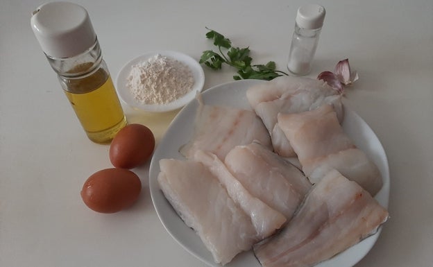 Imagen principal - Receta de bacalao rebozado