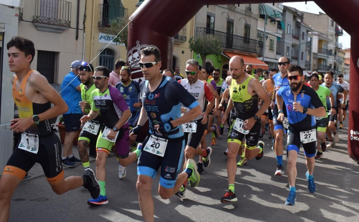 Óscar Herrero y María Renilla triunfan en el V Duatlón Cross de Ciudad Rodrigo