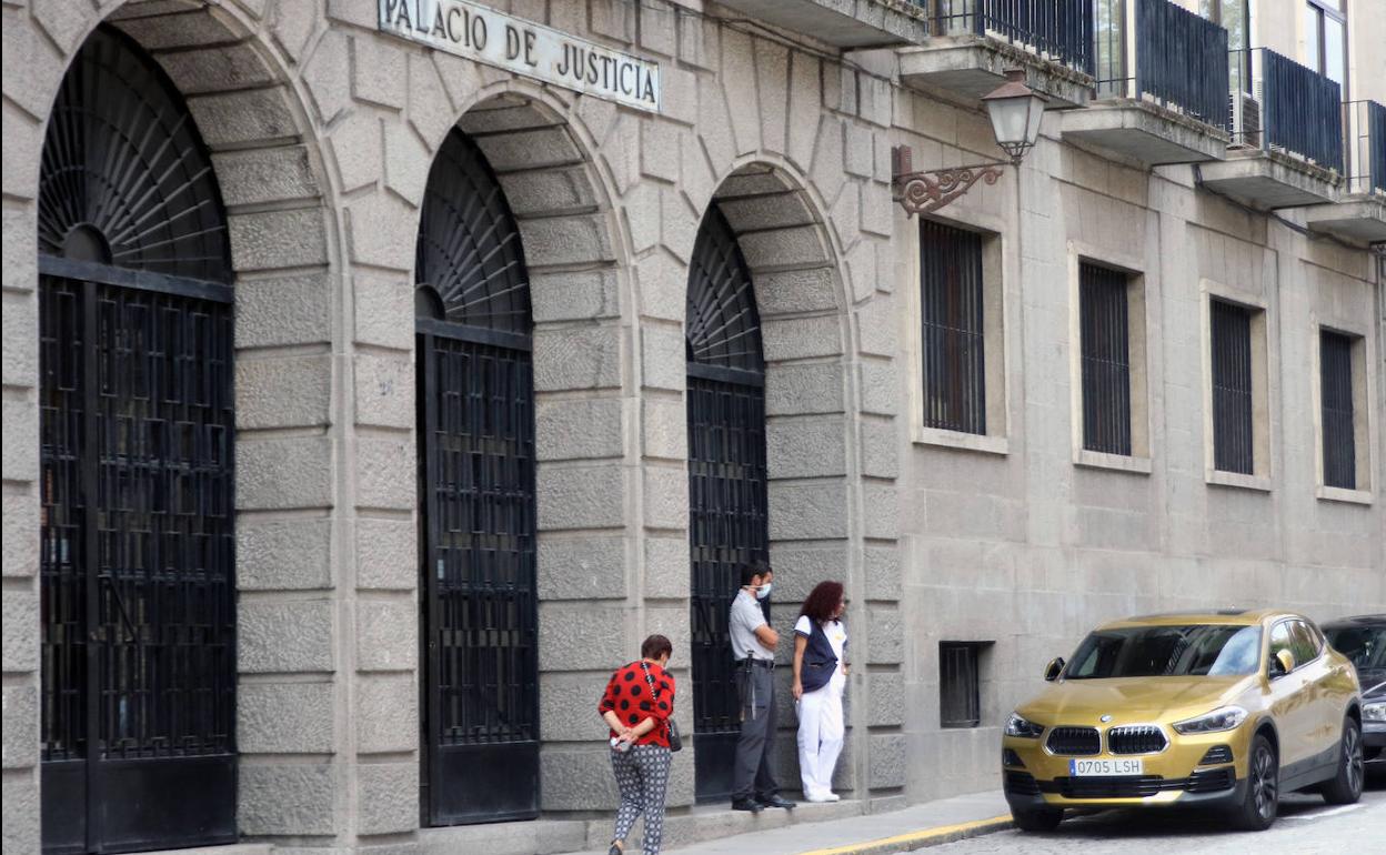 Fachada de la Audiencia Provincial de Segovia.