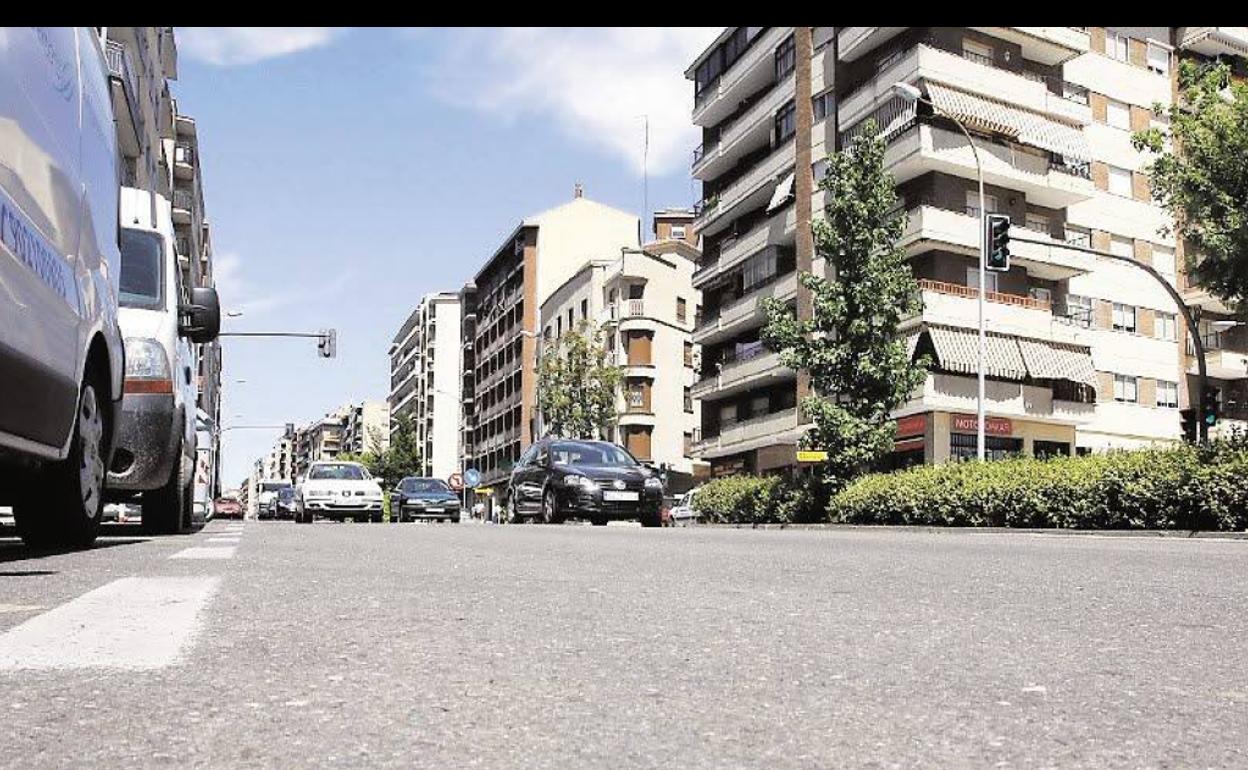 Paseo Canalejas de Salamanca. 