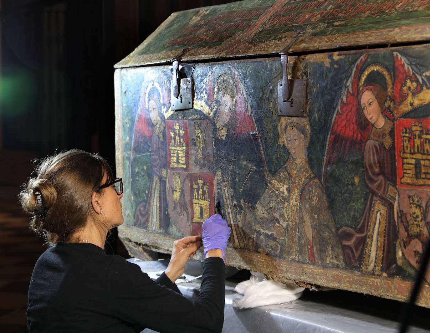 La muestra de arte religioso permanecerá abierta hasta el 11 de diciembre por el séptimo centenario de la Catedral. 