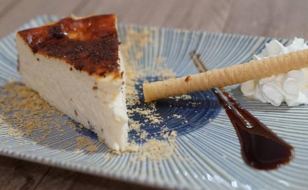 Tarta de queso de la Casa Azcona, en la Rondilla. 