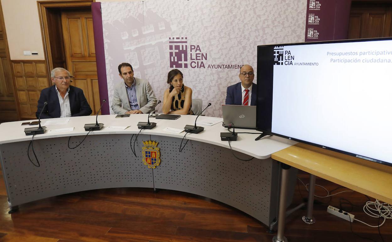 Presentación de los presupuestos participativos.