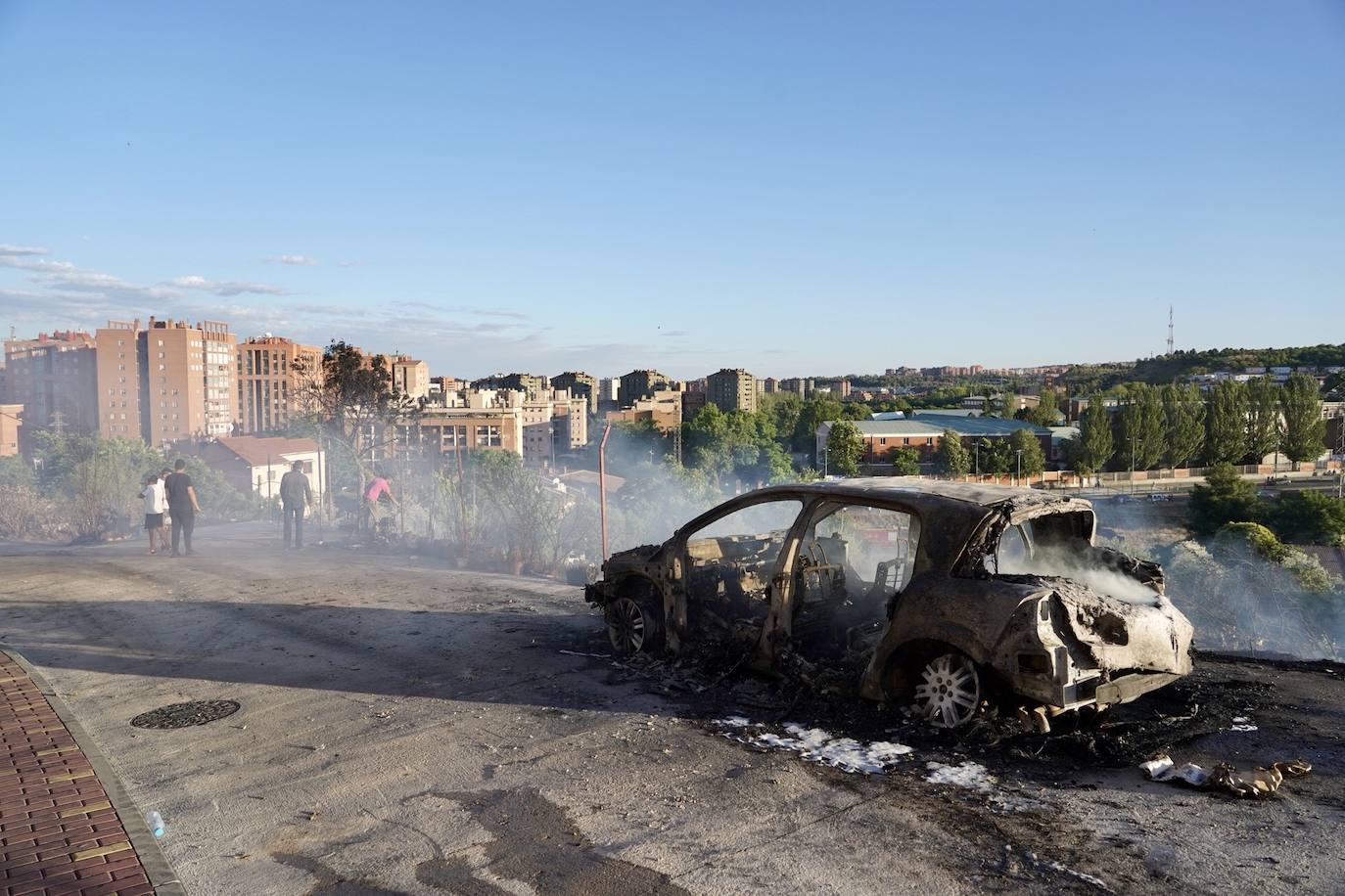 Fotos: Incendio en la Cuesta de la Maruquesa, Valladolid