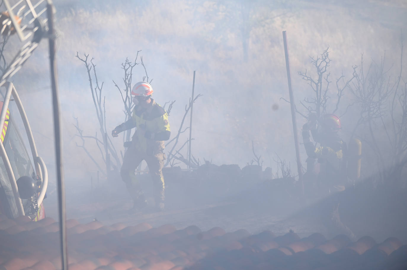 Fotos: Incendio en la Cuesta de la Maruquesa, Valladolid