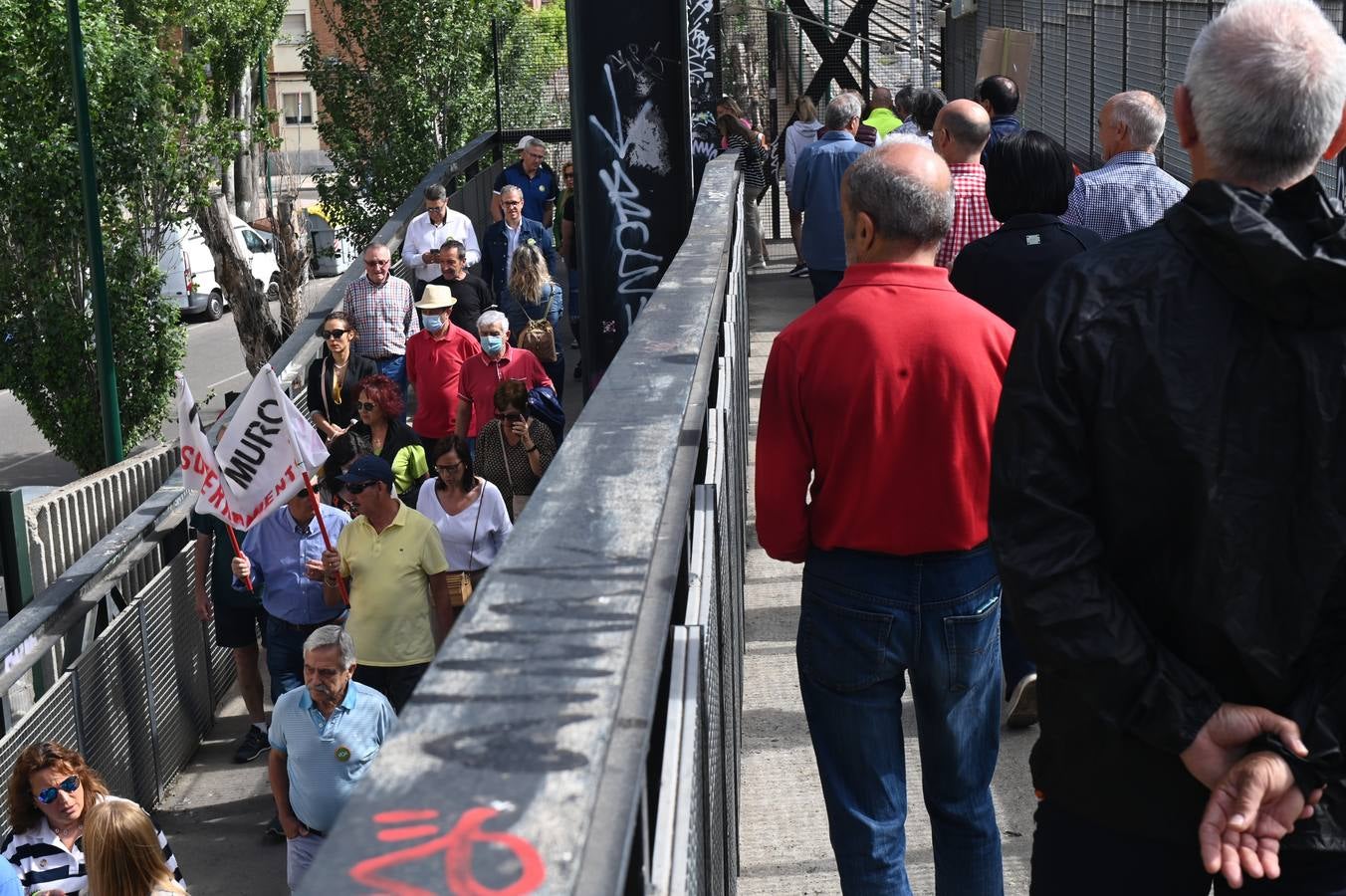 Fotos: Marcha en Valladolid para reclamar el soterramiento