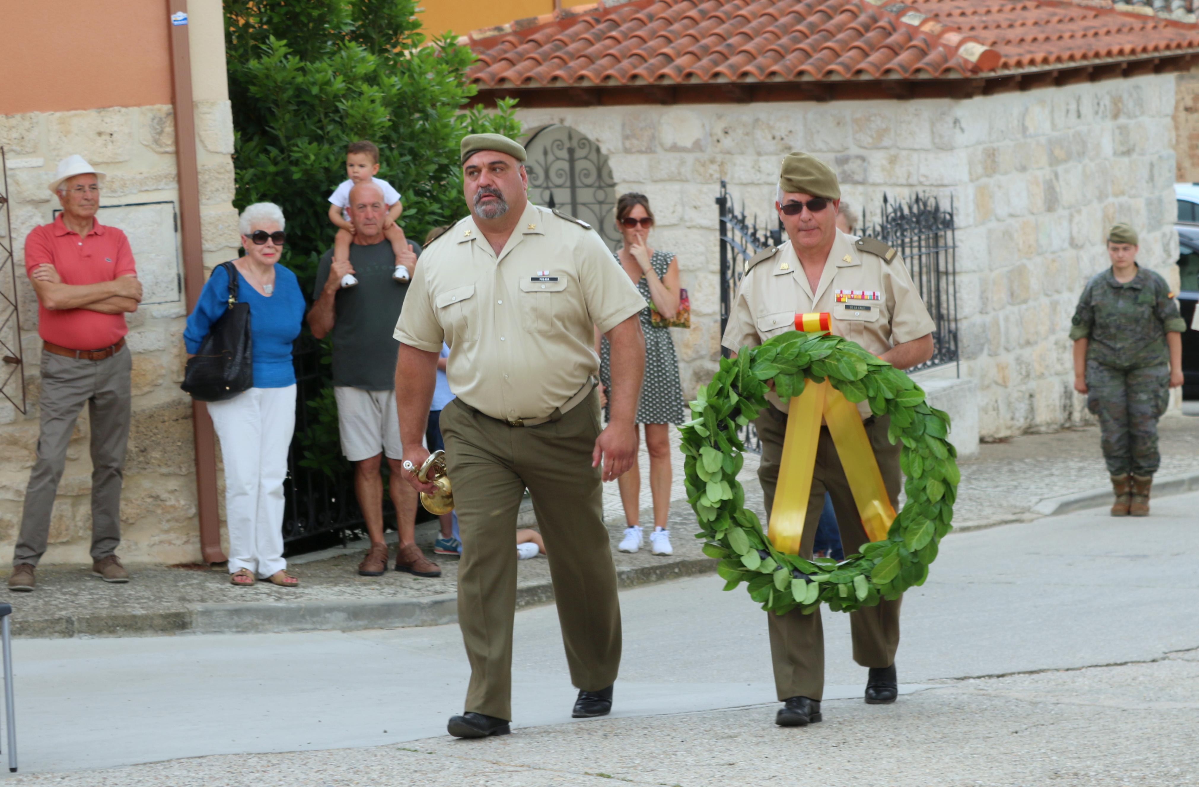 Valdecañas de Cerrato rinde homenaje a su héroe militar