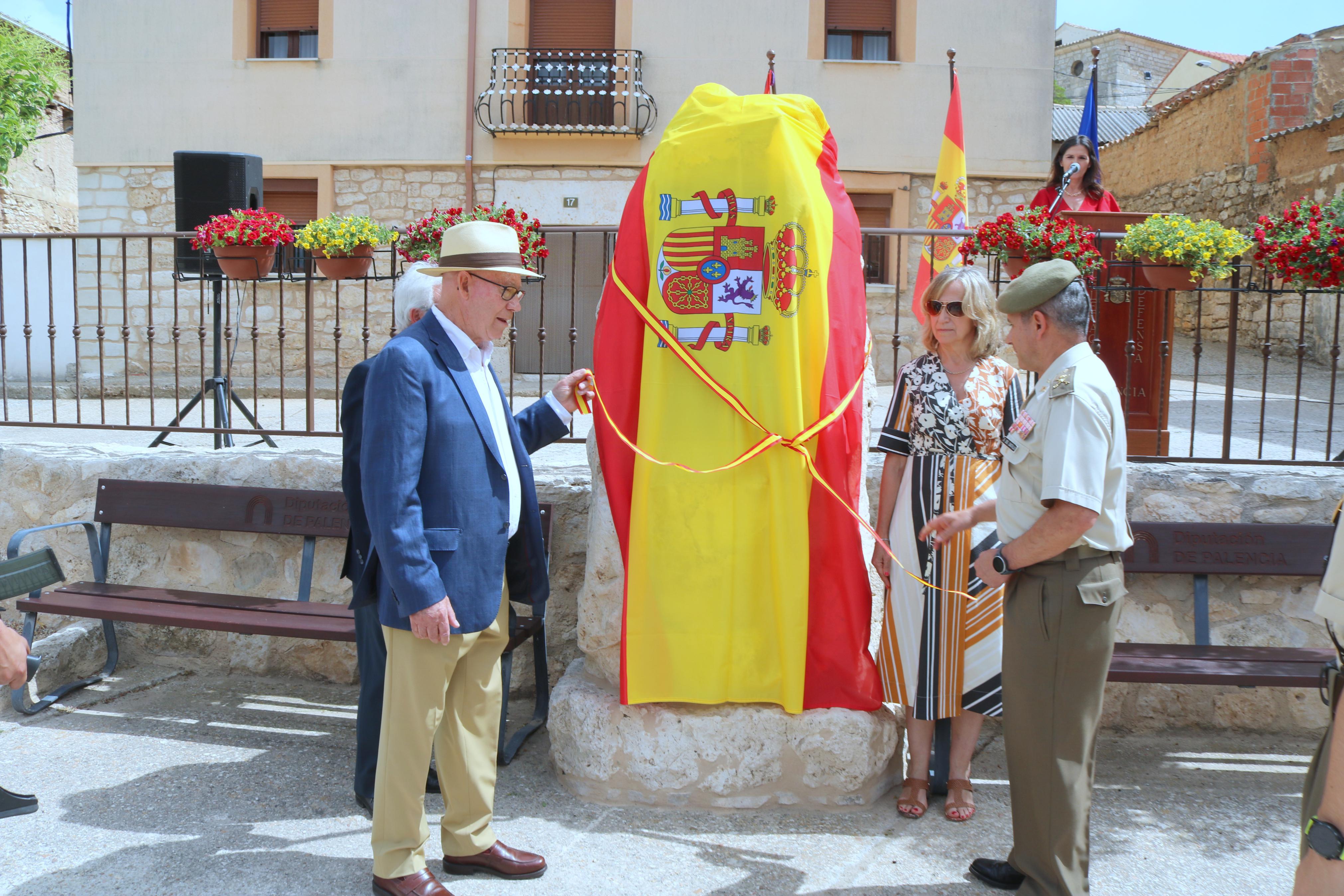 Valdecañas de Cerrato rinde homenaje a su héroe militar