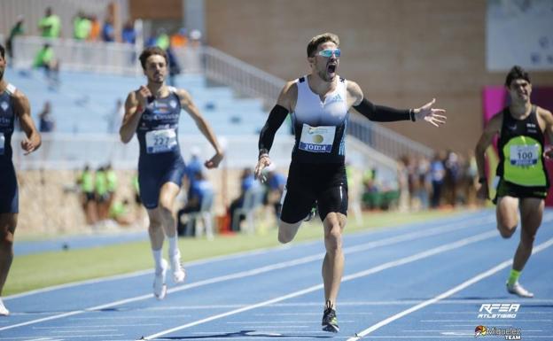 El palentino Óscar Husillos revalida el título de campeón de España de 400