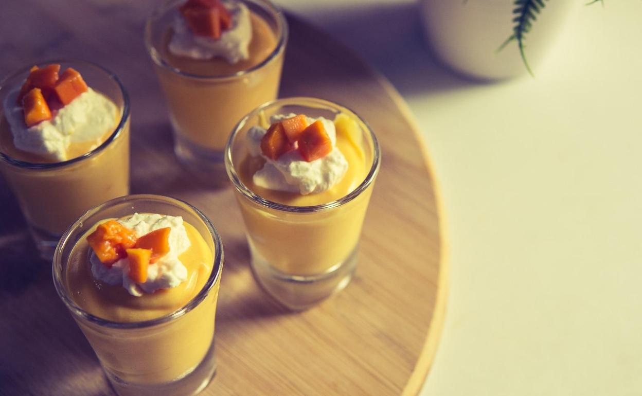 Receta de mousse de mango y fruta de la pasión