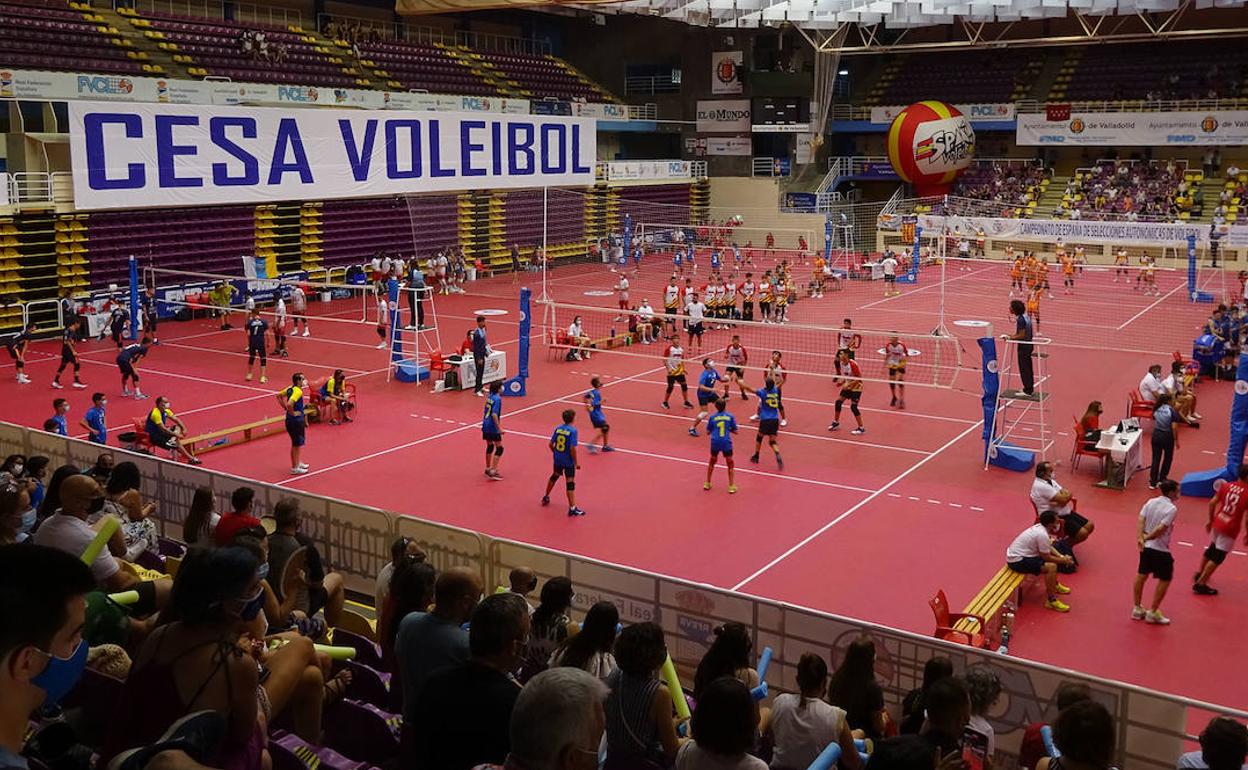 Aspecto del polideportivo Pisuerga en la última edición celebrada. 