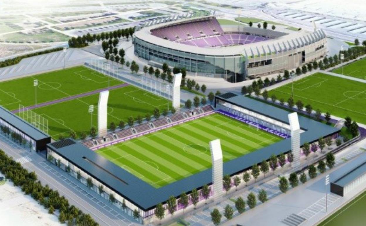 reación de cómo quedará la nueva Ciudad Deportiva del Real Valladolid. 