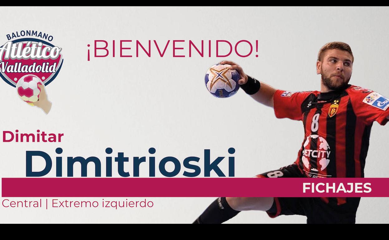 Dimitrioski, nuevo jugador del Recoletas Atlético. 