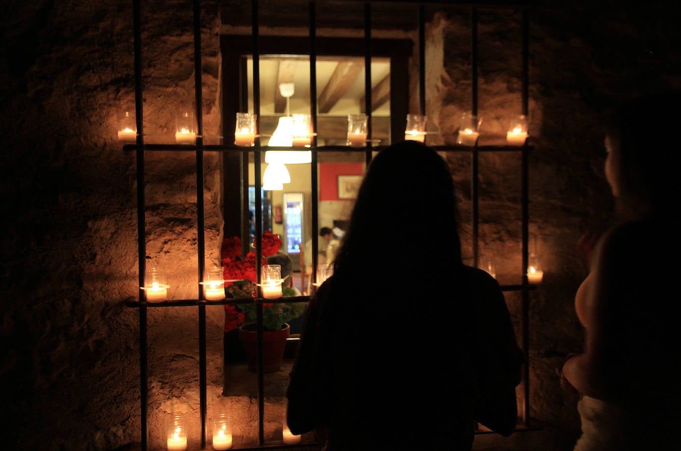 Pedraza, durante la primera noche del concierto de las velas de 2022.