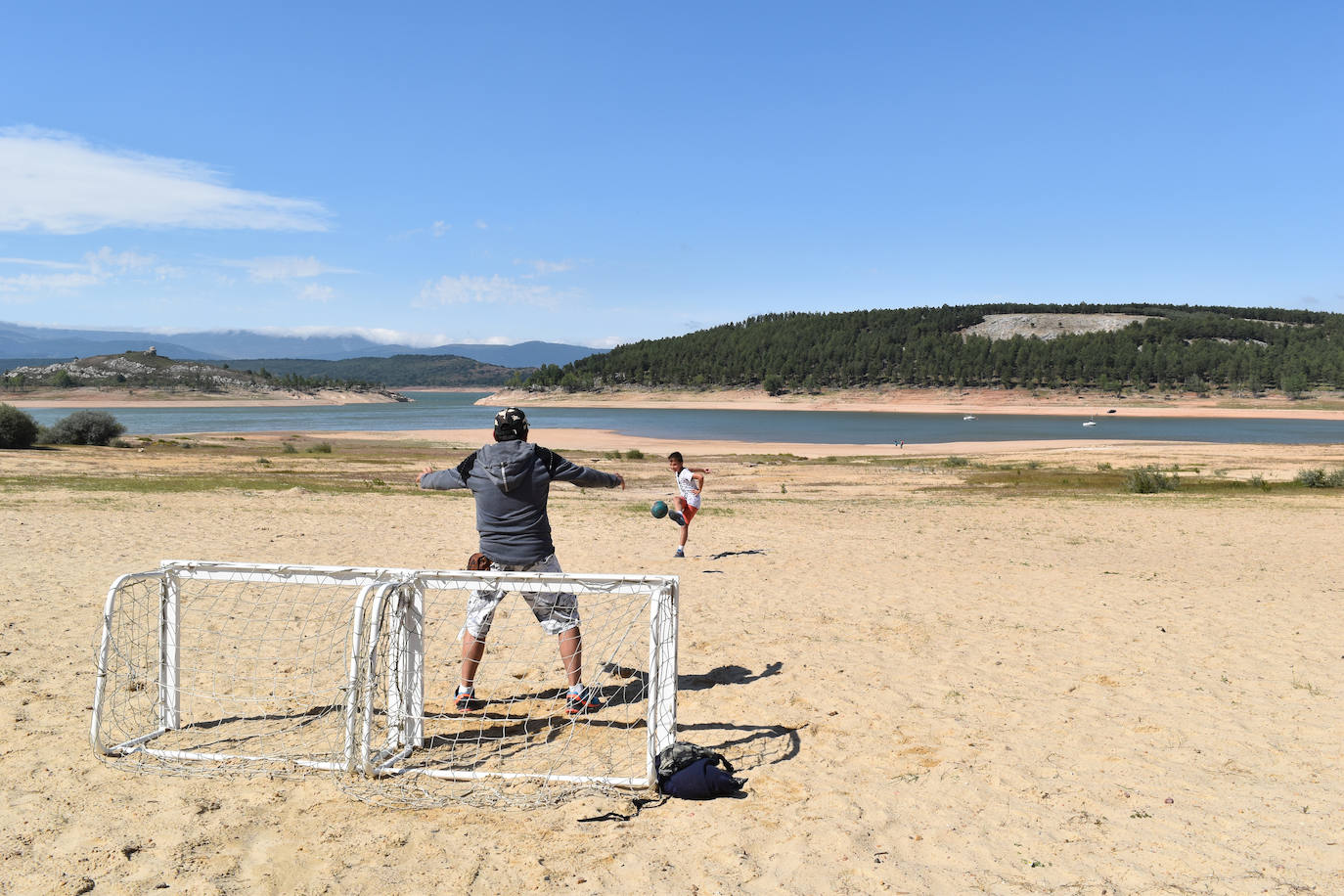 Fotos: El estado actual del embalse de Aguilar de Campoo