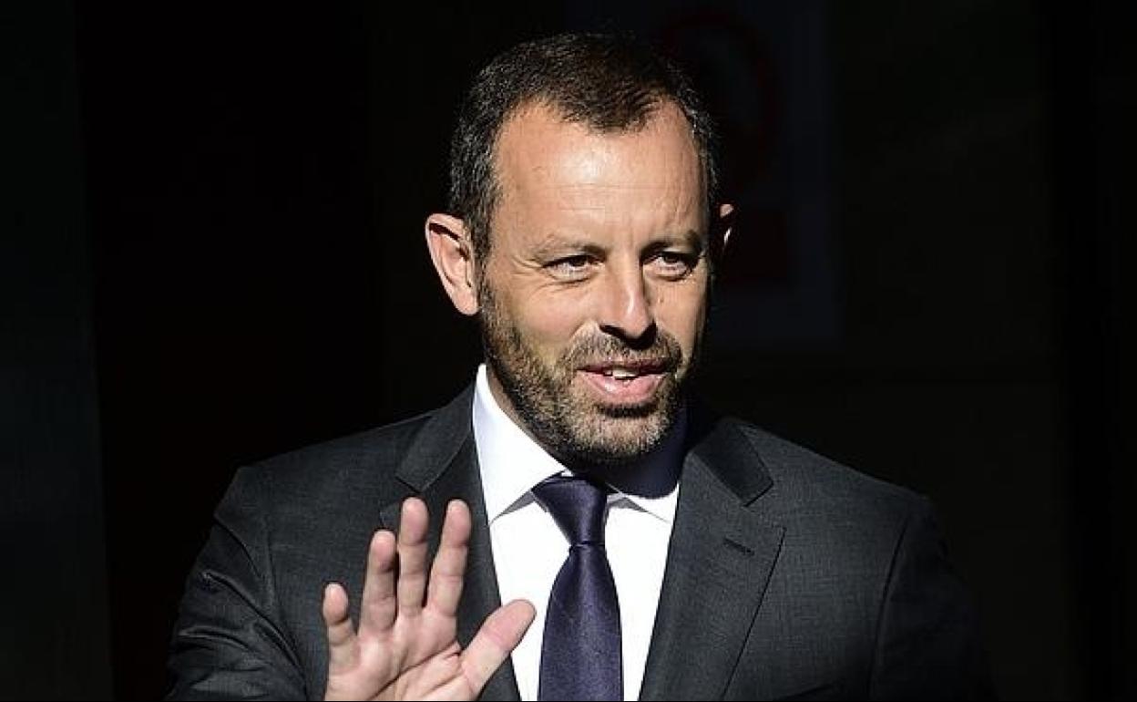 El expresidente del Barça Sandro Rosell. 