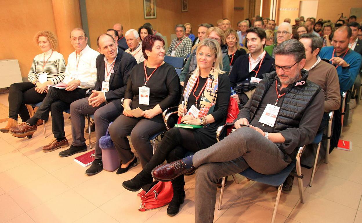 Asistentes a un anterior Comité Provincial del PSOE de Segovia. 