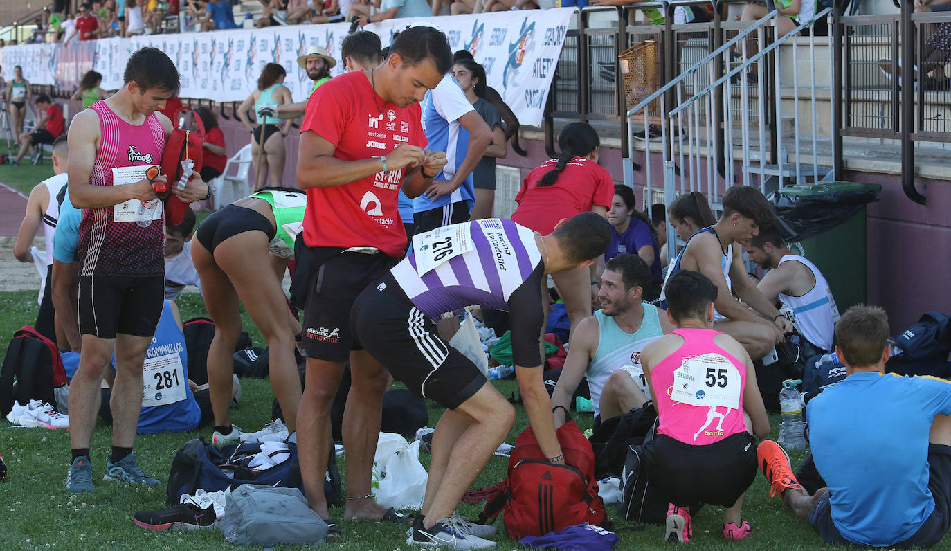 Jornada de atletismo en Segovia.