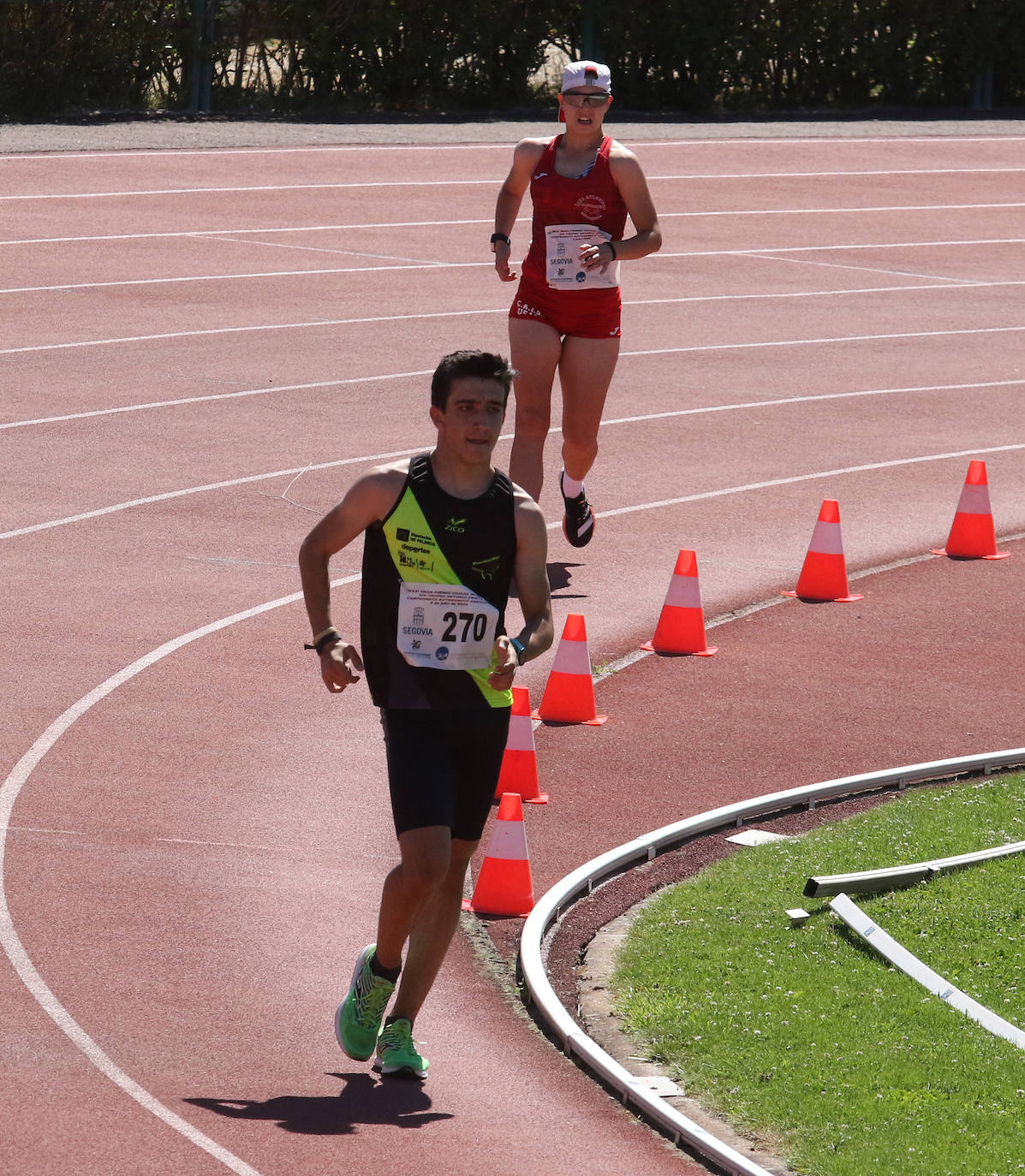 Jornada de atletismo en Segovia.