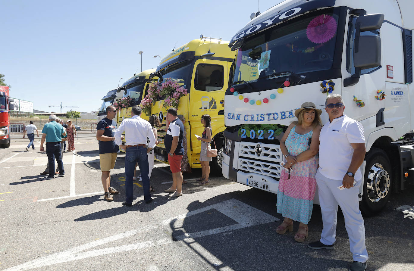 Fotos: Los transportistas de Palencia, en su fiesta