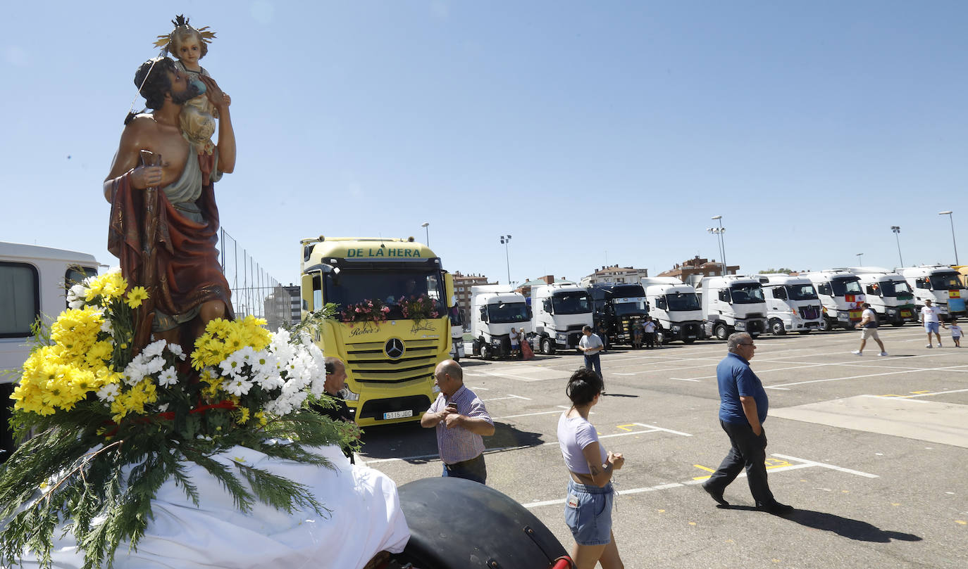 Fotos: Los transportistas de Palencia, en su fiesta