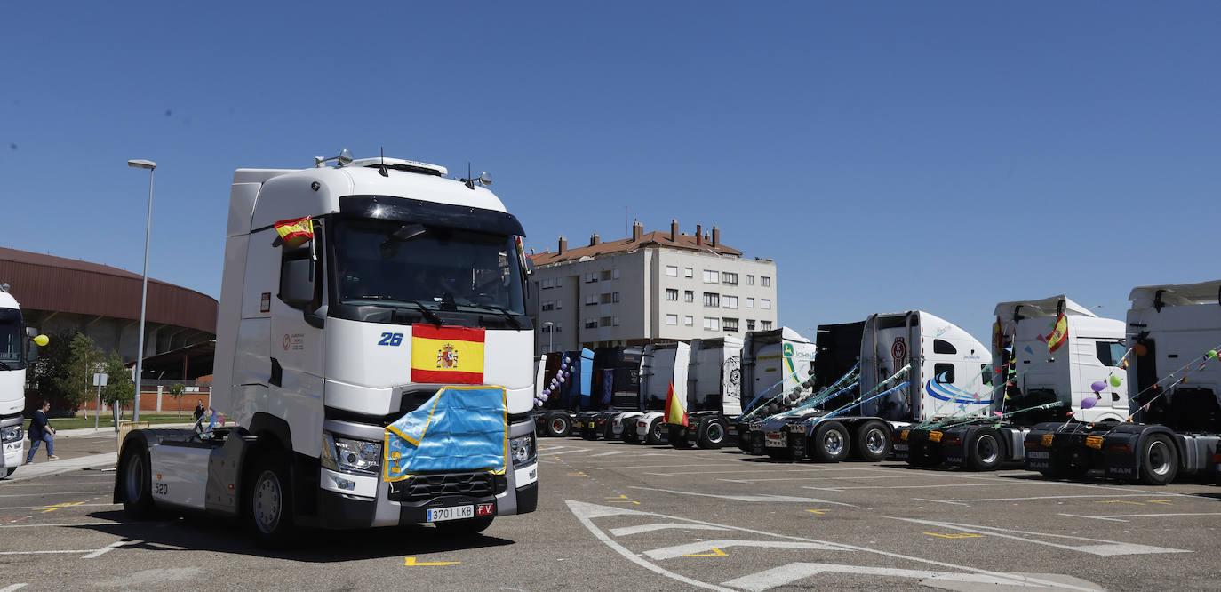 Fotos: Los transportistas de Palencia, en su fiesta