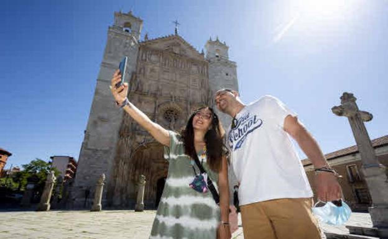Turistas en San Pablo. 