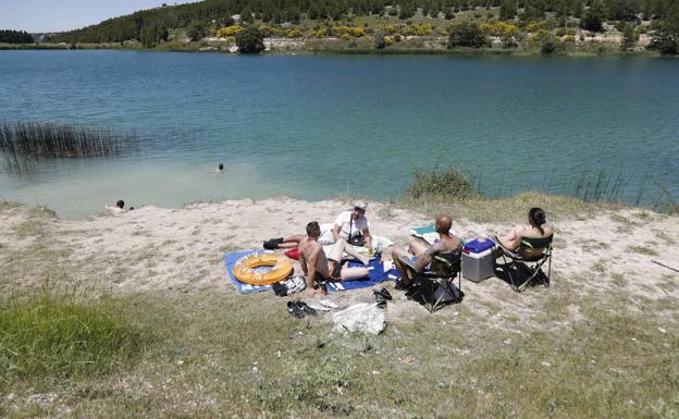 El embalse de Encinas de Esgueva.