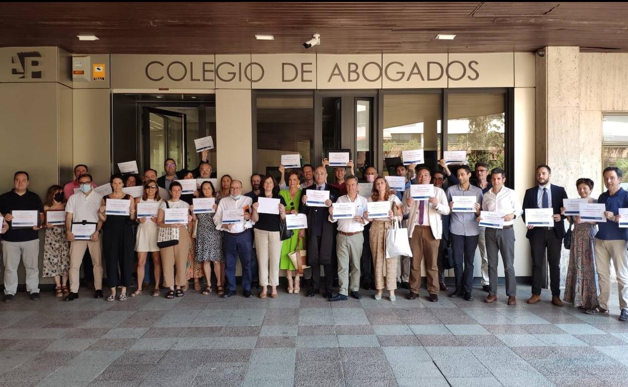 Protesta este martes de los abogados del turno de oficio en Palencia por las bajas retribuciones y la falta de cobro desde marzo. 