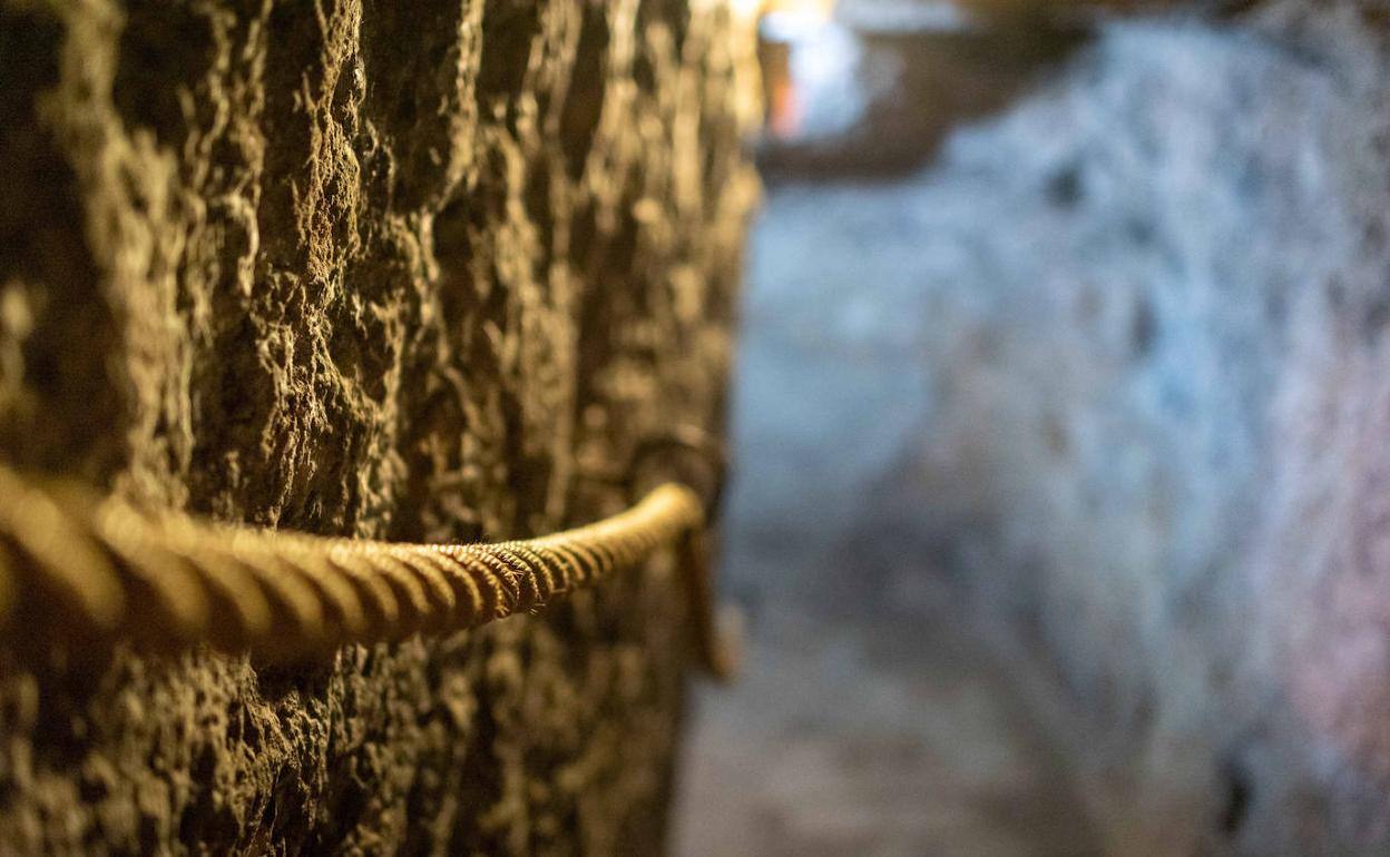 Bodega subterránea de la Ruta del Vino de Rueda. 