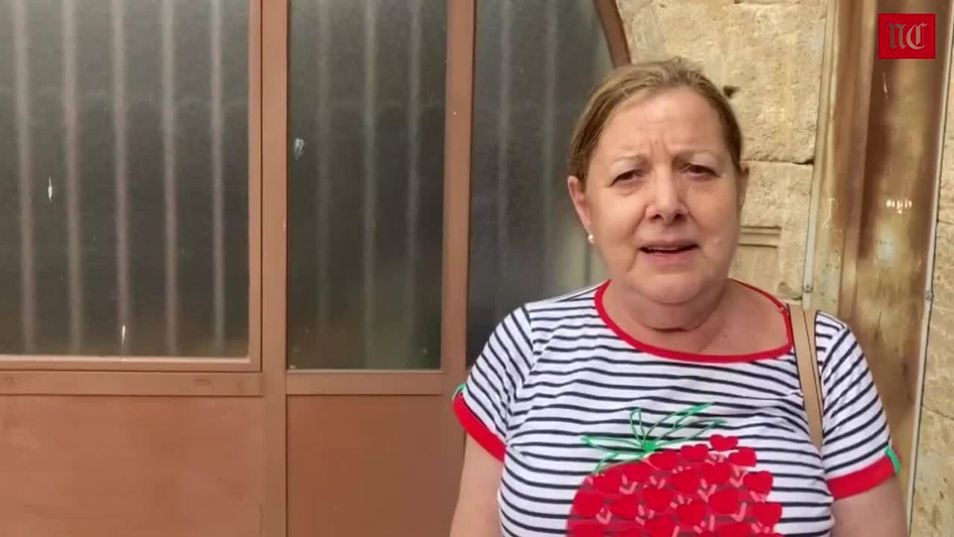 Así ha vivido una vecina su desalojo por el incendio de Monsagro