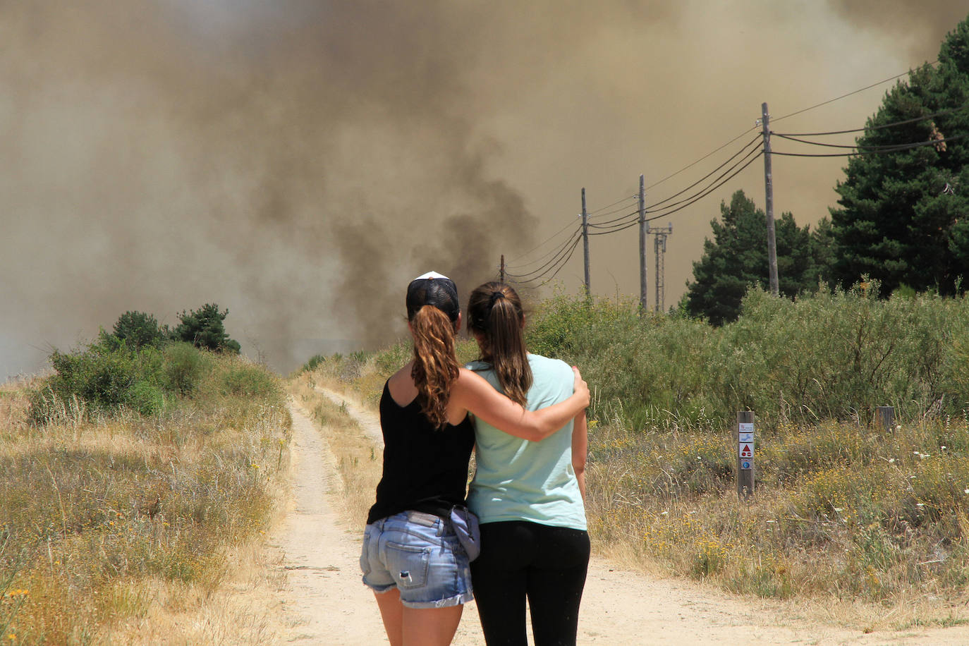 «Antes de tocar las campanas ya vi el humo y pensé que se podía liar»