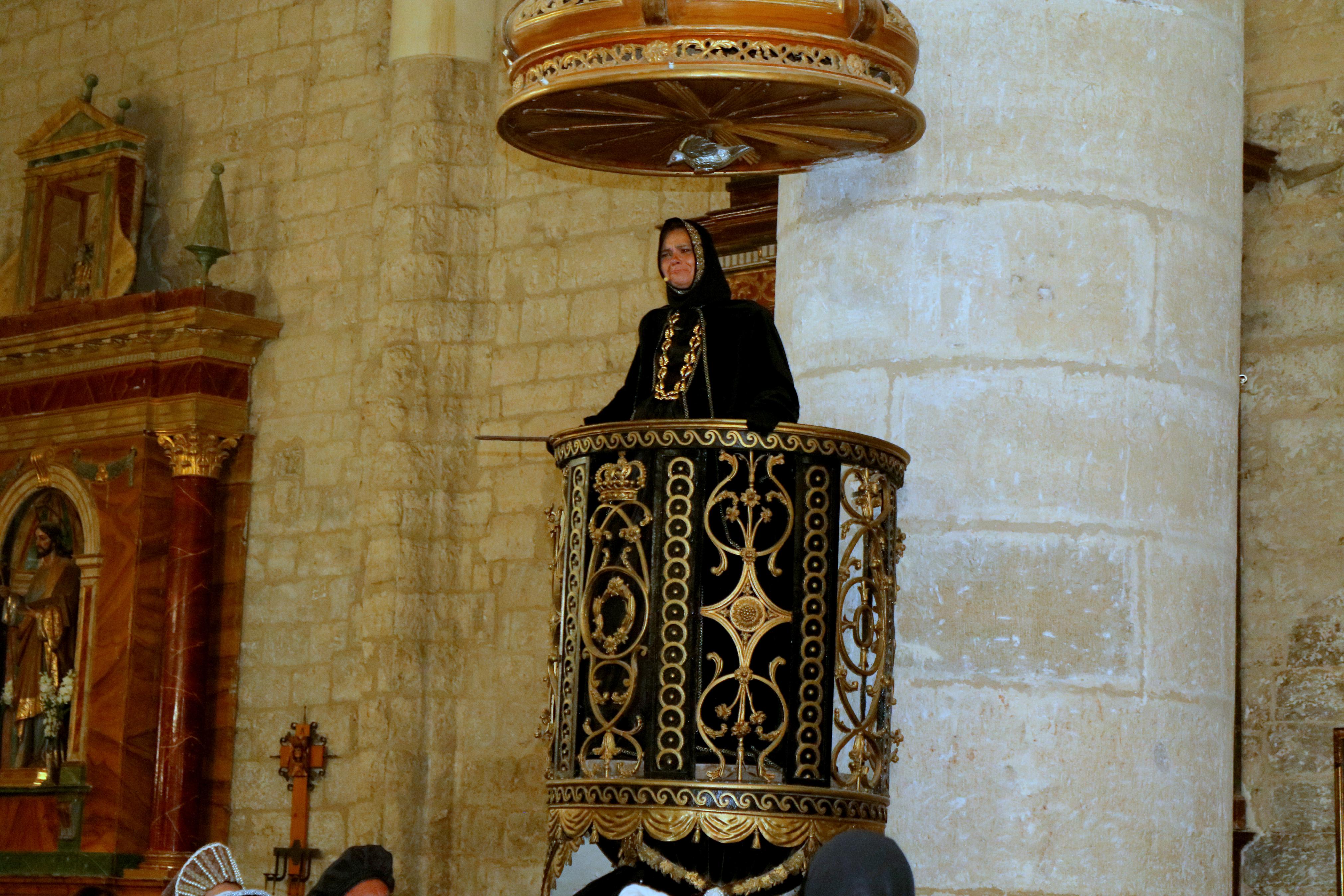 Torquemada recrea su historia con la representación del nacimiento de la infanta Catalina
