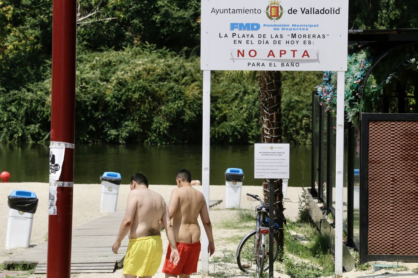 Fotos: El agua del Pisuerga en las Moreras, no apta para el baño