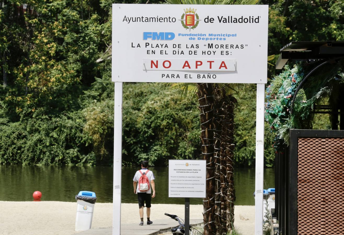 Fotos: El agua del Pisuerga en las Moreras, no apta para el baño