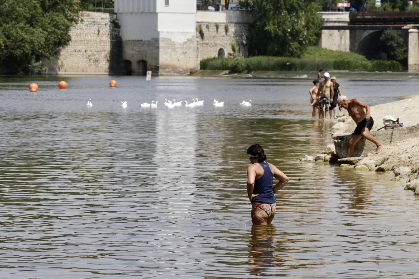 Fotos: El agua del Pisuerga en las Moreras, no apta para el baño