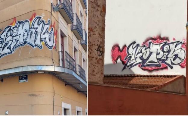 Pillado 'in fraganti' un grafitero al que se le atribuyen un centenar de pintadas en Valladolid