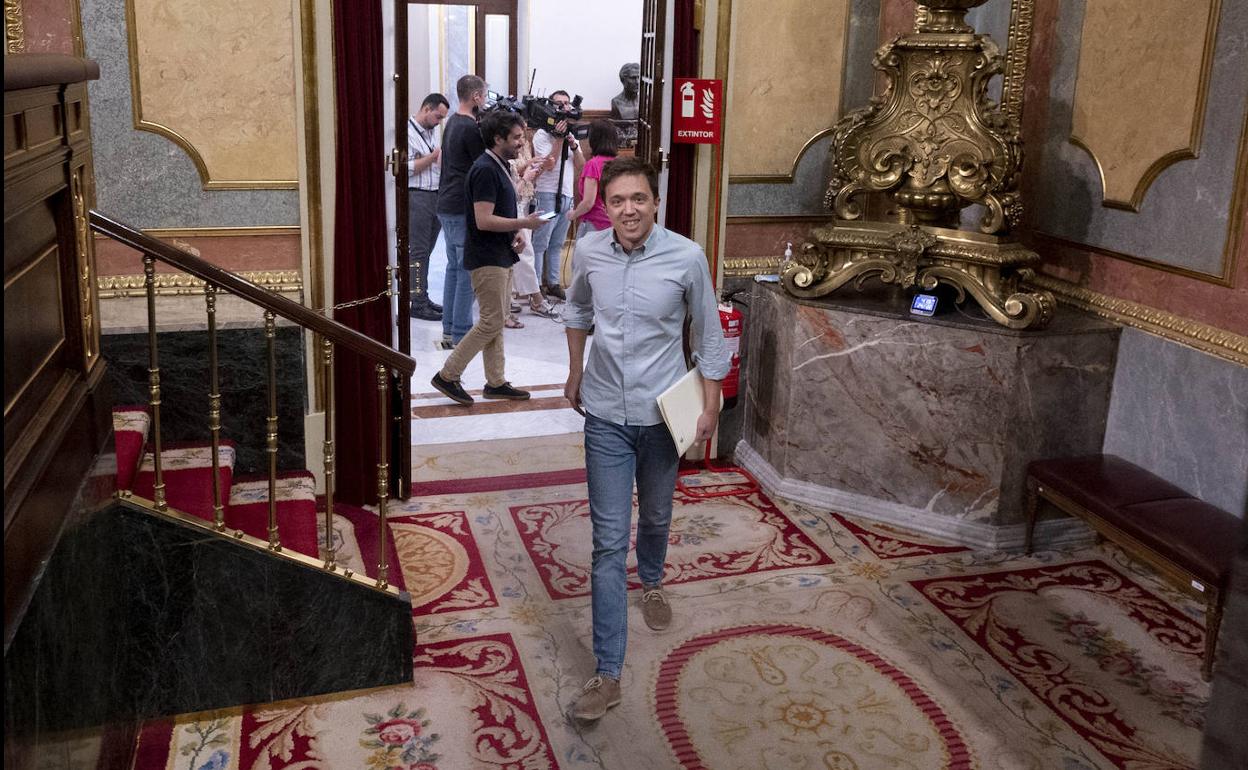 Íñigo Errejón, en el Congreso de los Diputados.