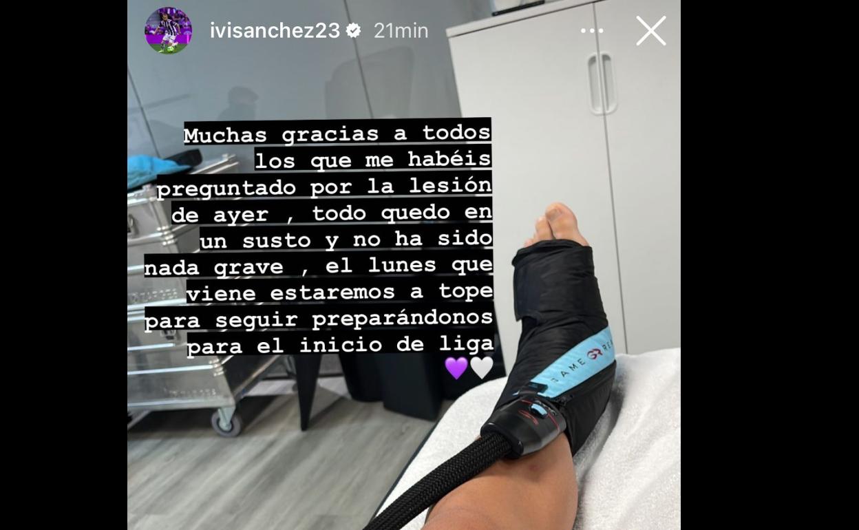 Foto publicada por el jugador en sus redes sociales. 