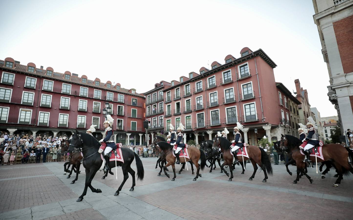 Fotos: Parada militar en honor a Santiago Apóstol en la Plaza Mayor de Valladolid