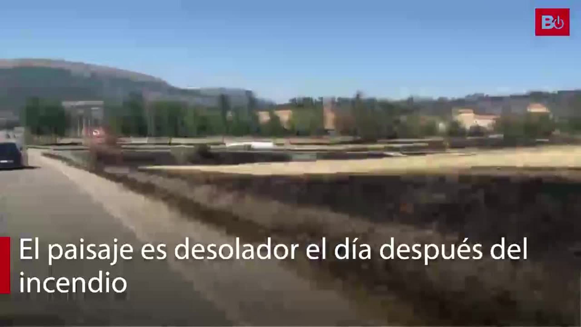 La comarca del Arlanza el día después del incendio