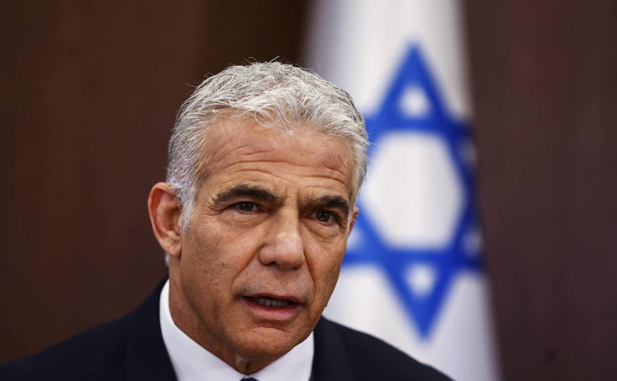 El primer ministro de Israel, Yair Lapid. 